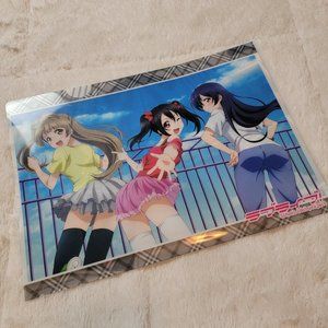 Banpresto Love Live School Idol Project Clear Plastic File Folder